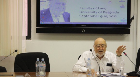 Conference “Law, Rules and Economic Performance” in Honor of Professor Svetozar Steve Pejovich