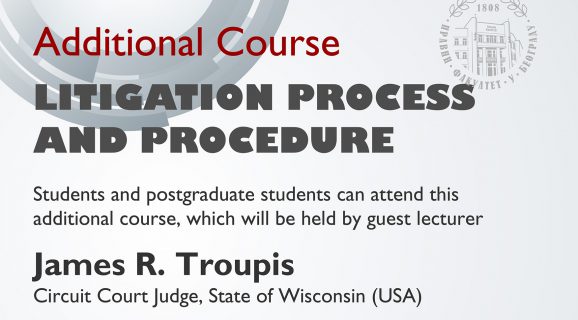 Additional Course: Litigation Process And Procedure