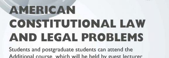 Additional Course: American Constitutional Law And Legal Problems