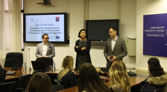 Journalists and journalism students attended our workshop on European integrations
