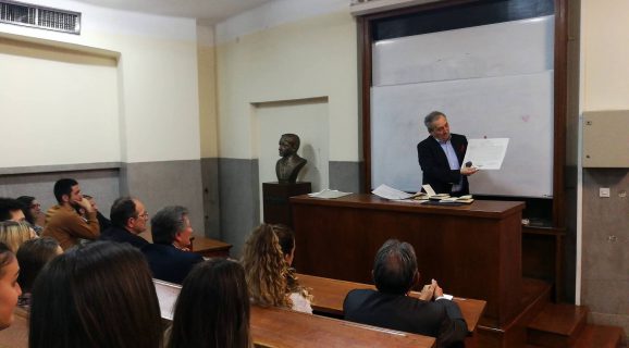 Lecture "The doctoral dissertation of Laza Kostić: De legibus serbicis Stephani Uros Dusan" held in the club Forvm Romanvm