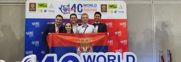 Our Students Win Second Place at the World Universities Debating Championship in Thailand