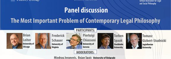 Panel discussion: The Most Important Problem of Contemporary Legal Philosophy