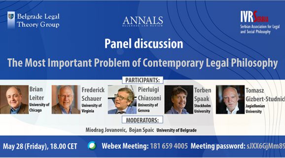 Panel discussion: The Most Important Problem of Contemporary Legal Philosophy