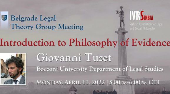 BLTG: Giovanni Tuzet - Introduction to the Philosophy of Evidence