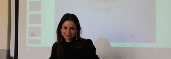 Professor at the University of Paris Nanterre Eva Théocharidi gave a series of lectures in the field of EU Company Law