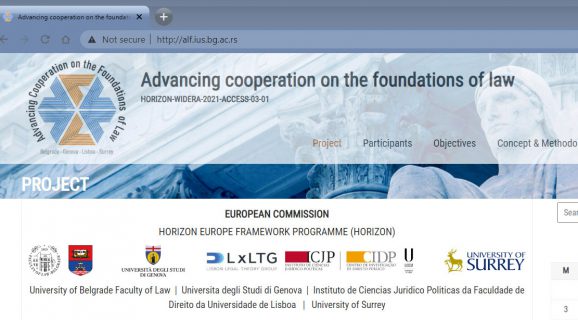 Within the Horizon Twining call, the Department of Theory, Sociology and Philosophy of Law received support for its project Advancing cooperation on the Foundations of Law