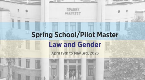 Spring School - Law and Gender