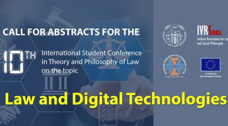 10th International Student Conference in Theory and Philosophy of Law - CALL FOR ABSTRACTS