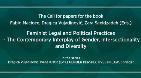 The Call for papers for the book "Feminist Legal and Political Practices  - The Contemporary Interplay of Gender, Intersectionality and Diversity"