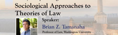 GUEST LECTURE OF PROFESSOR BRIAN TAMANAHA AT THE BELGRADE LEGAL THEORY GROUP