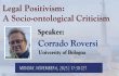BLTG: CORRADO ROVERSI – LEGAL POSITIVISM: A SOCIO-ONTOLOGICAL CRITIQUE