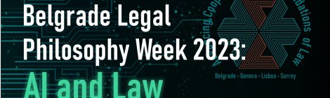 ALF BELGRADE LEGAL PHILOSOPHY WEEK 2023 "AI AND LAW"