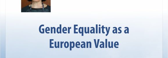 MEI - EUROPEAN LECTURE: Gender Equality as a European Value - Prof. Dr. Dragica Vujadinović