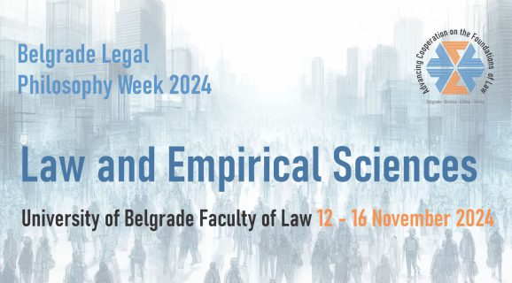 ALF Belgrade Legal Philosophy Week 2024