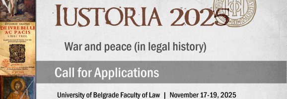 Iustoria 2025 - new dates of the event