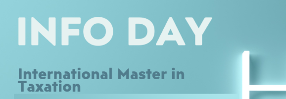 International Master in Taxation - Info Day