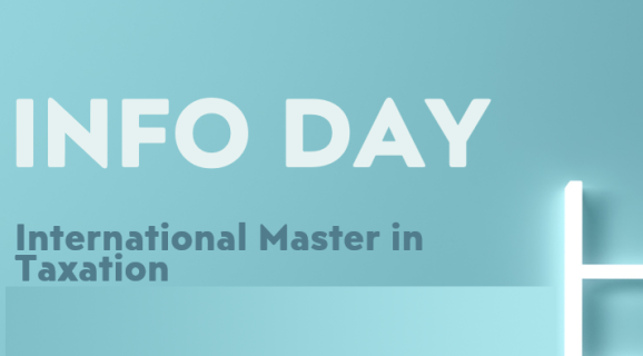 International Master in Taxation - Info Day