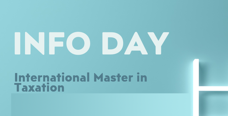 International Master in Taxation - Info Day