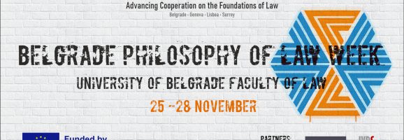 Belgrade Philosophy of Law Week 2025